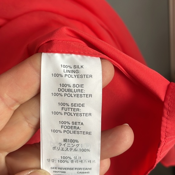 J. Crew silk chiffon Mirabelle dress, size 4; new - Picture 5 of 6